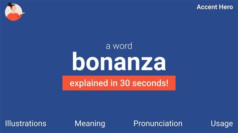 Bonanza meaning